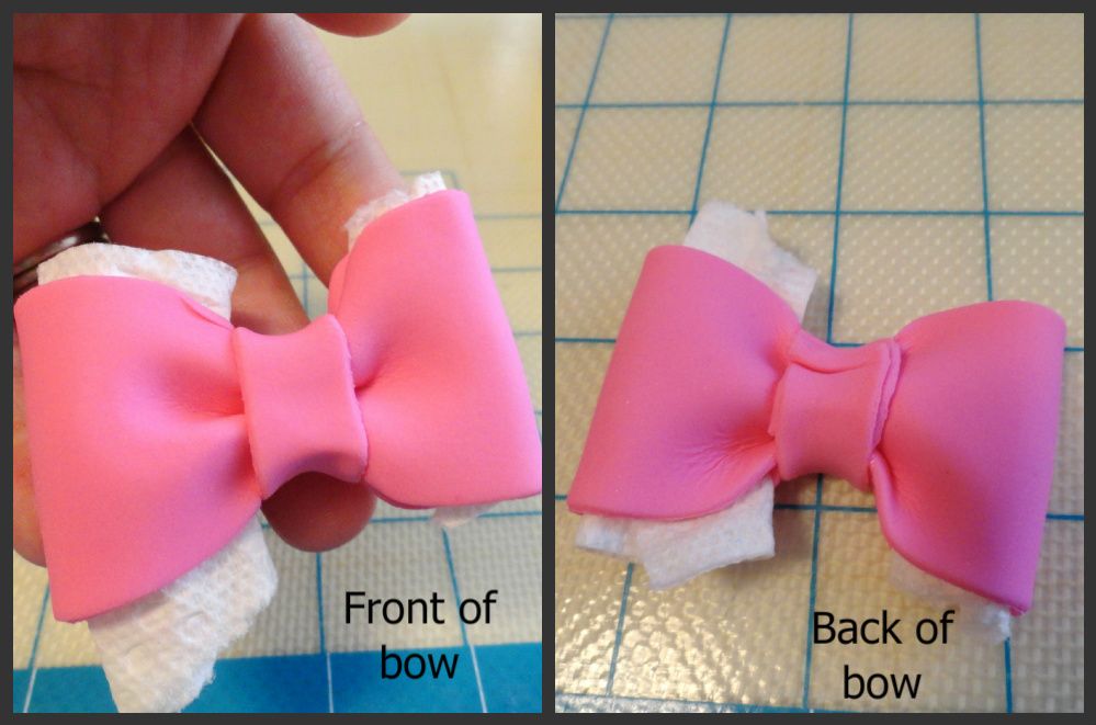 Pink Little Cake How to make a bow for Minnie Mouse